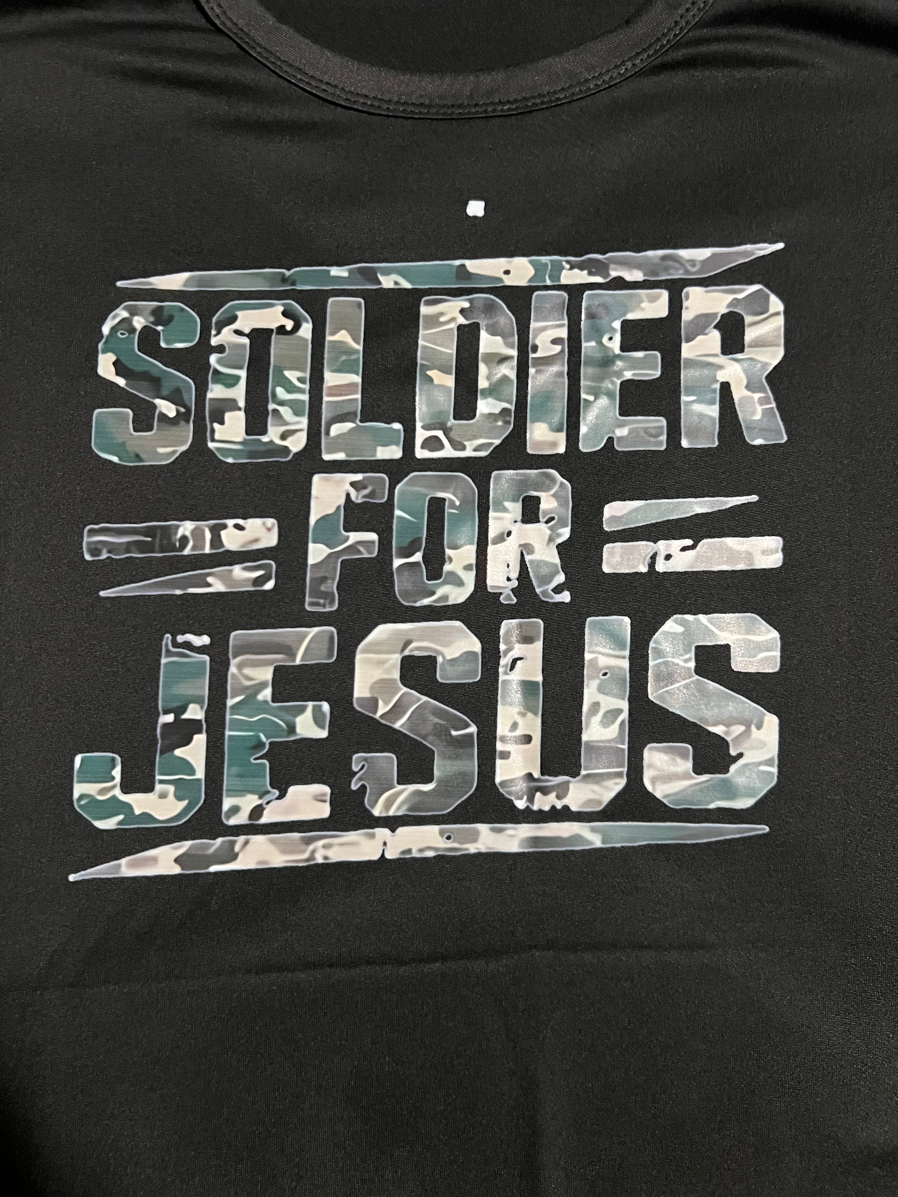 Faith Inspired T-Shirts  Soldier for Jesus