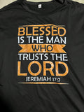 Faith Inspired T-Shirts Blessed is the Man